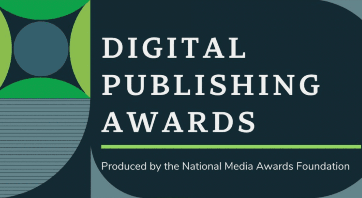 The logo for the Digital Publishing Awards. 